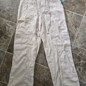 Women's Wide Leg Linen Pant